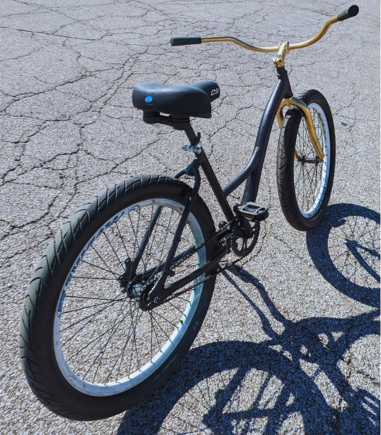 YOLO - 3" Fat Tire Beach Cruiser (Fully Refurbuished)